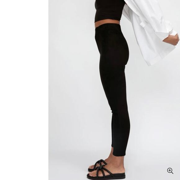 NWT Women’s L’Agence Nini High Rise Crop Pull On Pant in Black SZ S - Picture 3 of 8